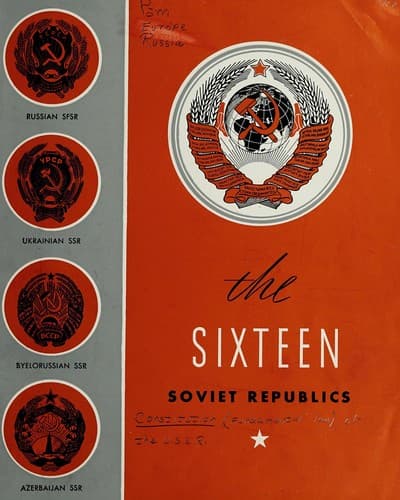 Tapa de The sixteen Soviet republics