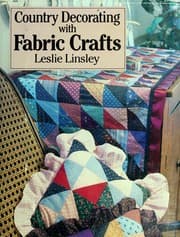 Tapa de Country decorating with fabric crafts