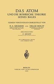 Tapa de Das Atom und die Bohrsche Theorie seines Baues