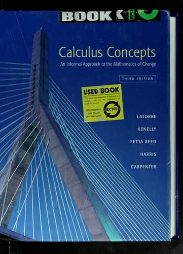 Tapa de Calculus Concepts