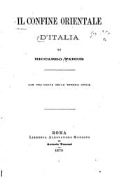 Tapa de Il confine orientale d'Italia