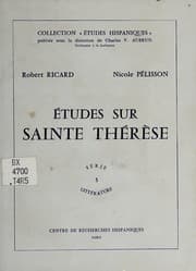 Tapa de Études sur sainte Thérèse