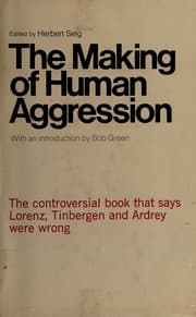 Tapa de The making of human aggression