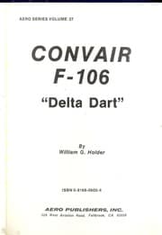 Tapa de Convair F-106, "Delta Dart"