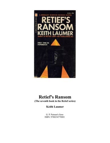 Tapa de Retief’s Ransom