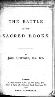 Tapa de The battle of the sacred books