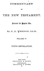 Tapa de Commentary on the New Testament, Intended for Popular Use