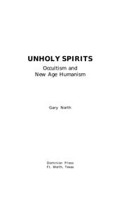 Tapa de Unholy Spirits