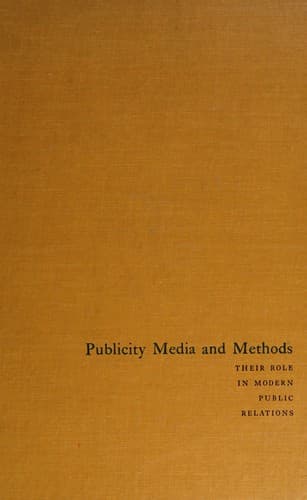 Tapa de Publicity media and methods