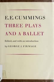 Tapa de Three plays & a ballet
