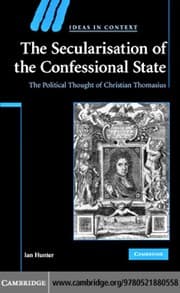 Tapa de The secularisation of the confessional state