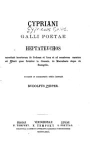 Tapa de Cypriani Galli poetae Heptatevchos