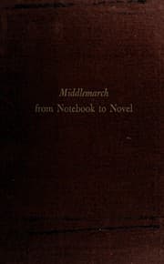 Tapa de Middlemarch from notebook to novel