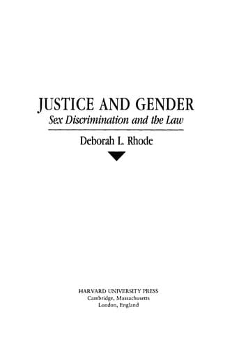 Tapa de Justice and gender