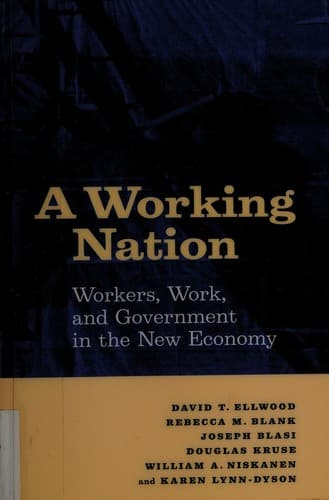 Tapa de A working nation