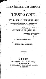 Tapa de Itinéraire descriptif de l'Espagne