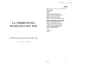Tapa de La Tormentosa Busquedad del Ser