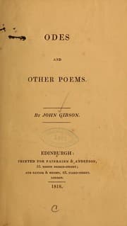 Tapa de Odes and other poems