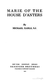 Tapa de Marie of the House d' Anters