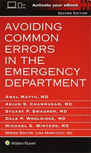 Tapa de Avoiding Common Errors in the Emergency Department