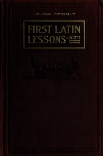 Tapa de First Latin lessons