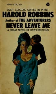Tapa de Never Leave Me (Avon red-and-gold library)