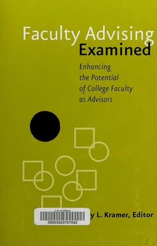 Tapa de Faculty advising examined