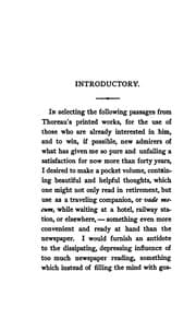 Tapa de Thoreau's Thoughts: Selections from the Writings of Henry David Thoreau