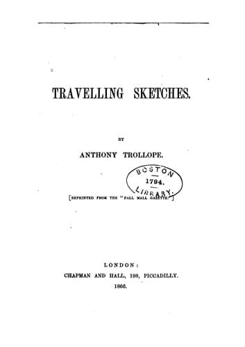 Tapa de Travelling Sketches