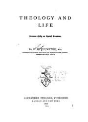 Tapa de Theology and Life: Sermons Chiefly on Special Occasions