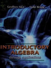Tapa de Introductory algebra through applications