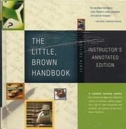 Tapa de Little, Brown Handbook, The (10th Edition) (MyCompLab Series) Instructor's Annot