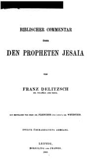 Tapa de Biblischer Commentar über den Propheten Jesaia