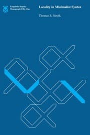 Tapa de Locality in minimalist syntax