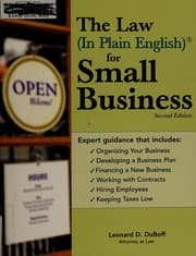 Tapa de Law (in plain English) for small business