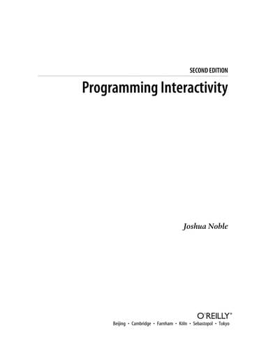 Tapa de Programming interactivity