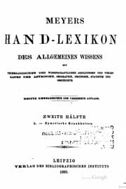 Tapa de Meyers Hand-Lexikon des allgemeinen Wissens