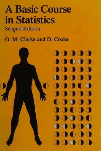 Tapa de A basic course in statistics