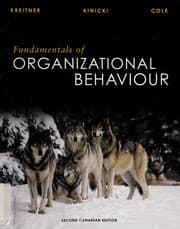 Tapa de Fundamentals of organizational behaviour