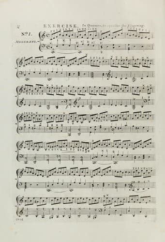 Tapa de Introductory exercises or studies for the harp