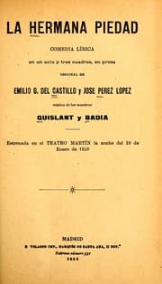 Tapa de La hermana Piedad