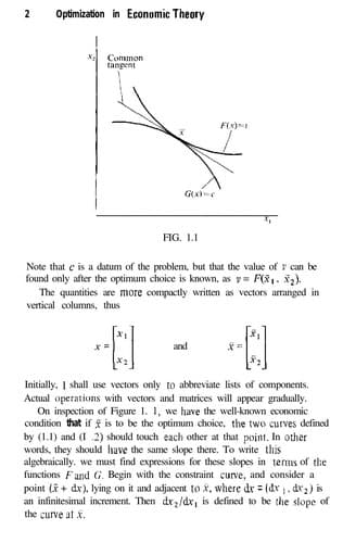 Tapa de Optimization in economic theory