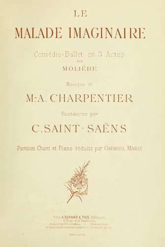 Tapa de Le malade imaginaire