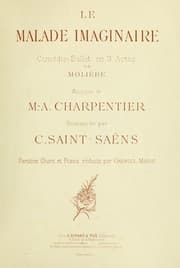 Tapa de Le malade imaginaire