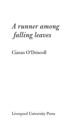 Tapa de A runner among falling leaves