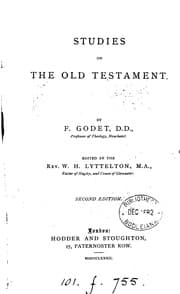 Tapa de Studies on the Old Testament