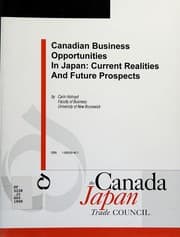 Tapa de Canadian business opportunities in Japan