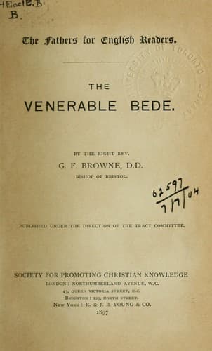Tapa de The Venerable Bede