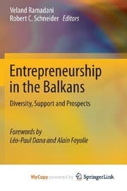 Tapa de Entrepreneurship in the Balkans
