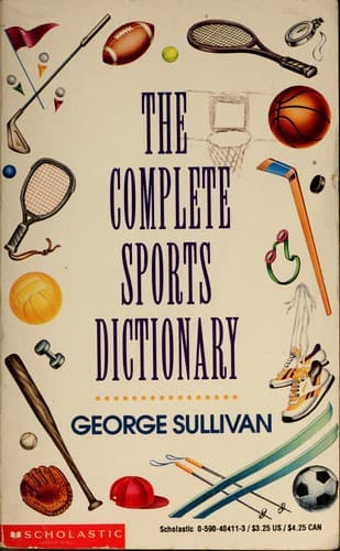Tapa de The complete sports dictionary